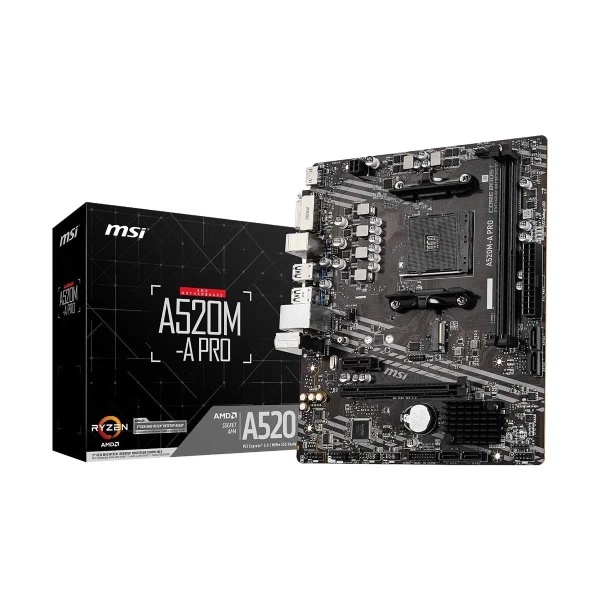 MSI A520M-A Pro AM4 AMD Micro-ATX Motherboard price in bd
